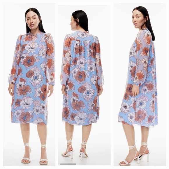 Chiffon dress - Picture 4 of 5